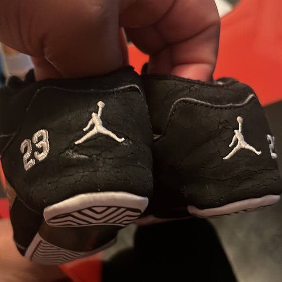 Jordans for baby, black, Size 4c - Picture 3 of 5